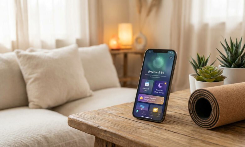 meditation app gratis fitur premium