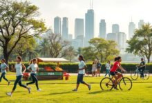 Pola hidup sehat di kota besar