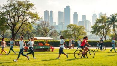 Pola hidup sehat di kota besar