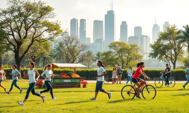 Pola hidup sehat di kota besar